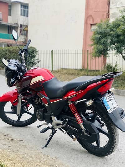 Honda cb150f red color islamabad registration neat bike urgent sale