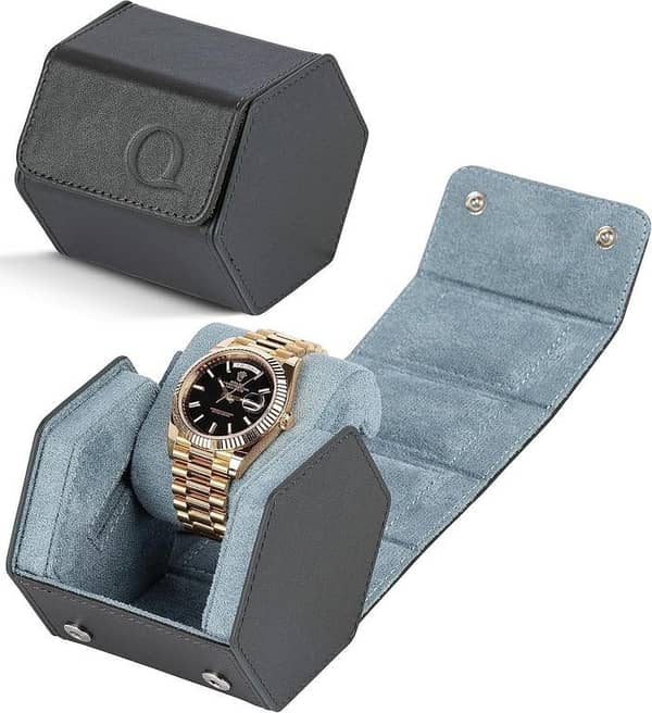Watch with  Box for Girls And Boys | Watch Case | Watch Display - Durable Storage for Watch Collection