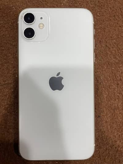 I phone 11 white color 10/10 battery health 83 256GB waterpack