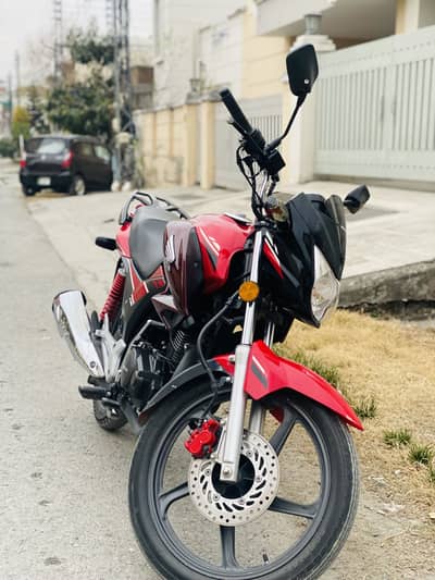 Honda cb150f model 2023 islamabad number urgent sale read note