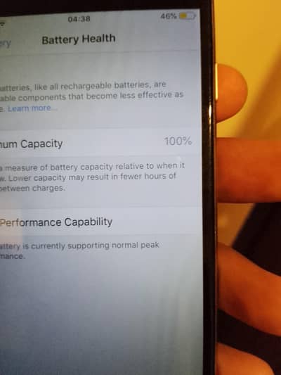 64 gb battery change 100