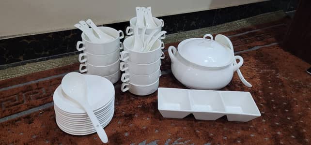 40 Pieces Premium Quality Soup Set for Kitchen and Home use