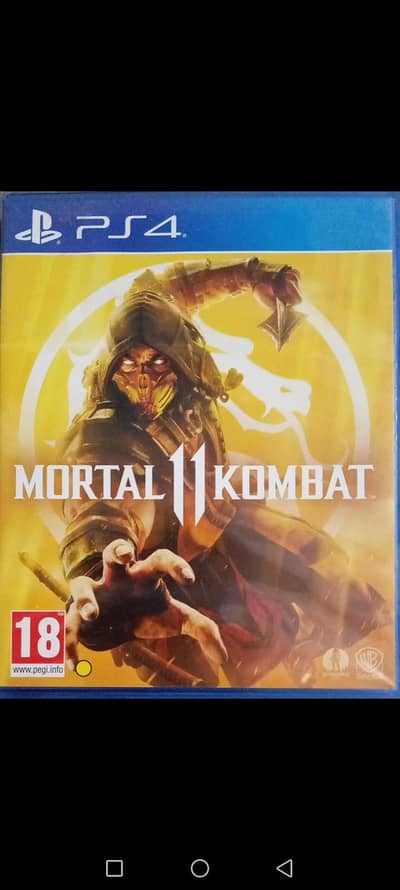 mortal Kombat 11 ps4 disc for sale also compatible with ps5