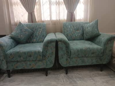 slightly use 7 seater sofa set