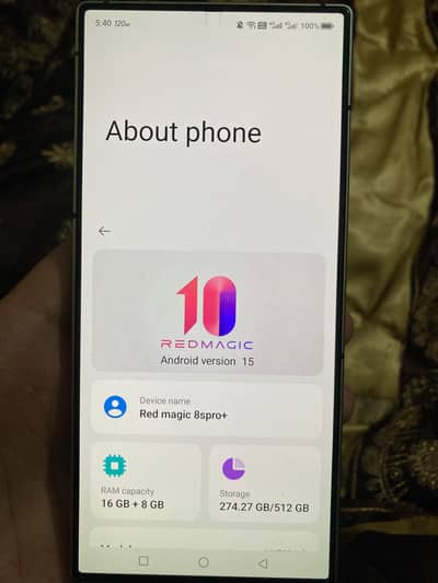 Nubia Red magic 8spro 512