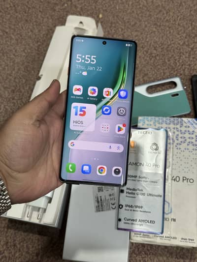 Camon 40 pro 10/10 complete
