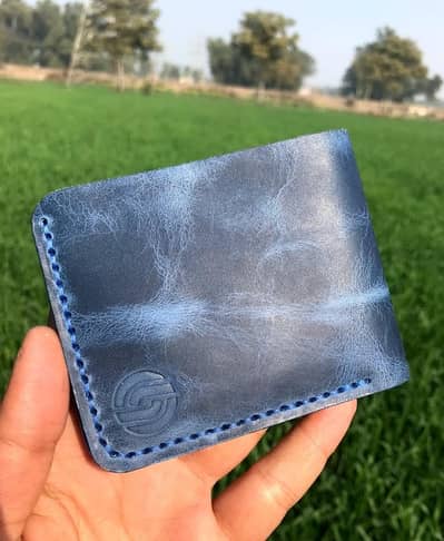 pure leather wallet hand made