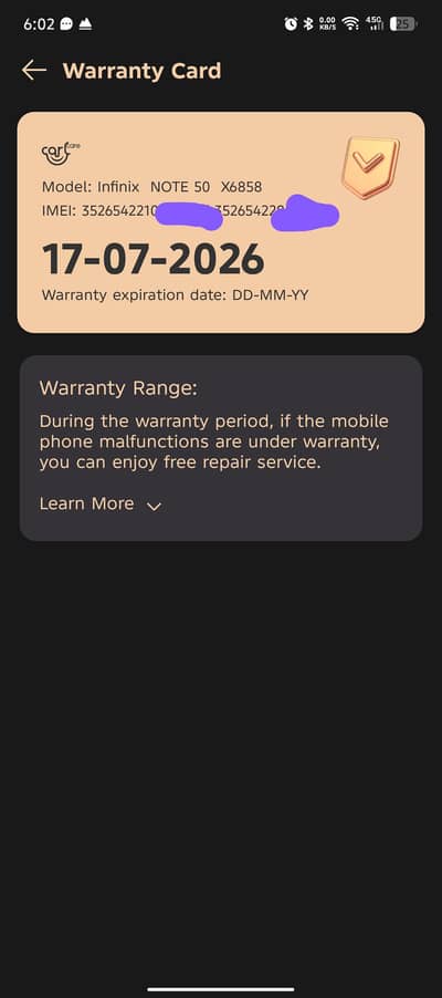 infinix note50 10by 10