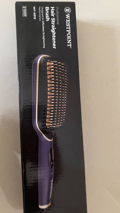 Brand New Westpoint Electric Hair Straightener Brush – Imtiaz Warranty