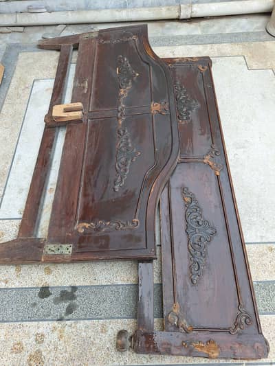 King Size < Double BED >Complete Wood