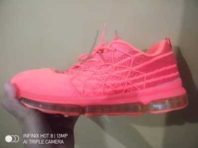 Neon Pink Sports Sneakers