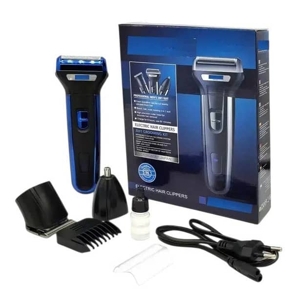 Shaving Machine 3 In 1 Rechargeable Hair Clipper Shaver beard Styling Trimmer Hair Removal machine for men