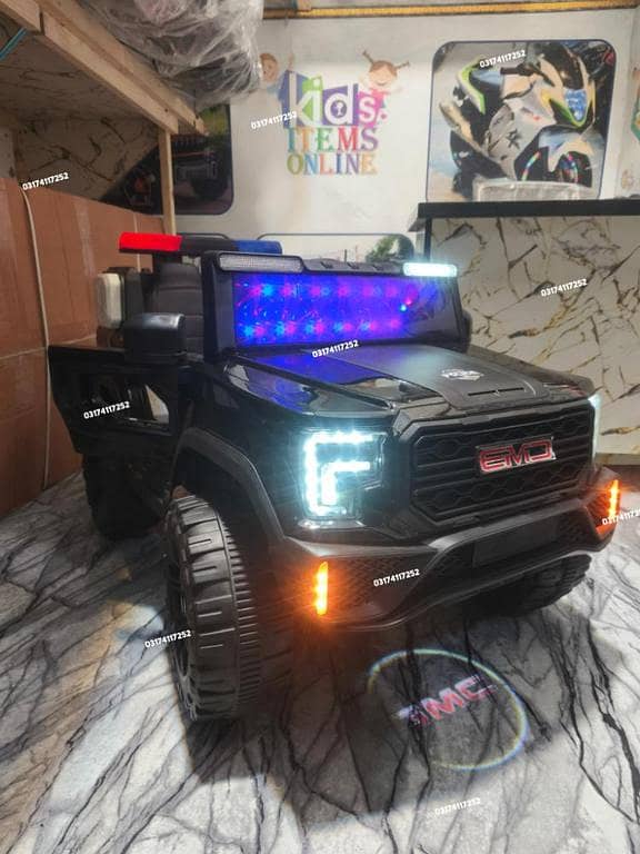 Kids Electric GMC Jeep | Kids Police Jeeps | Kids 4 By 4 Jeeps | Kids Cars | Kids Jeeps