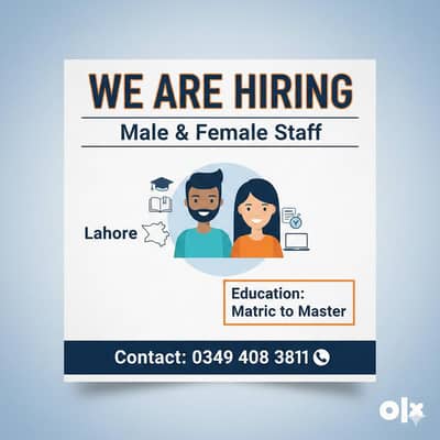 Hiring online and office staff