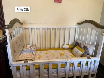 Baby Cot | Wooden Cot | Car seater | High Chairs | kids bed