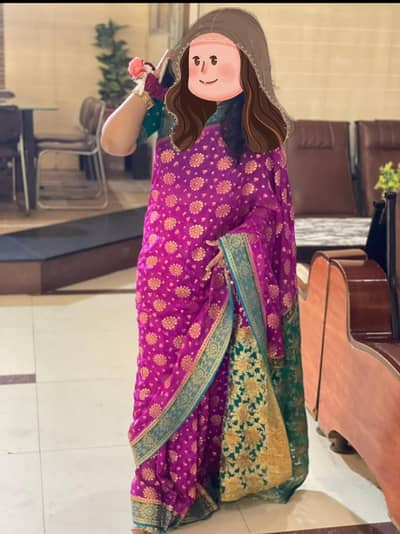 Pure banarsi saari for sale.