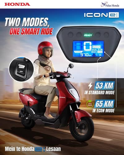 Electric scooty honda icon lithium battery 2y warranty 03004260623