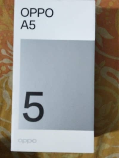 oppo a5 mobile all complete accessories box and charger b Sath ha