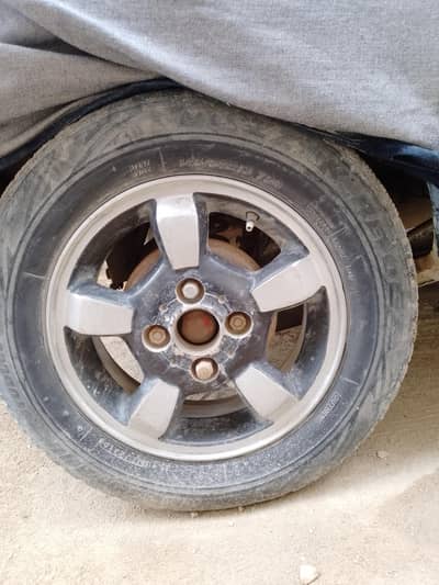 13" inches Used Rim & Tyre good condition  03213820200