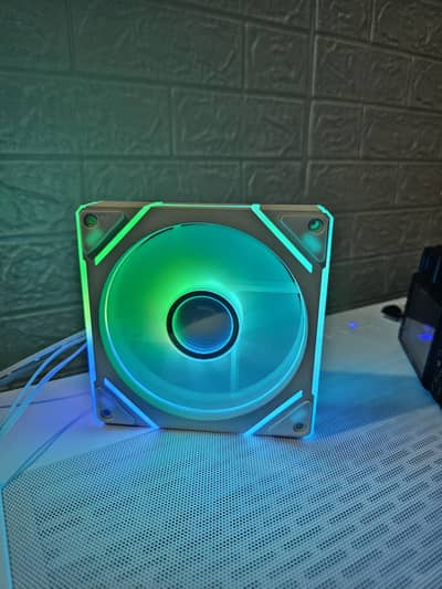 4 × White ARGB 120mm Infinity Case Fans