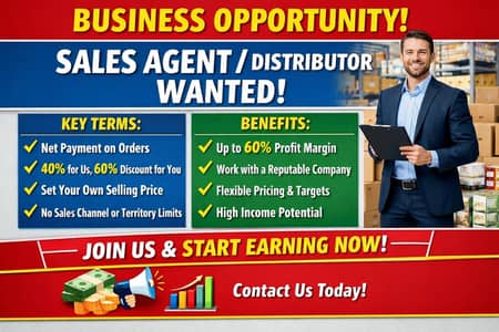 Hiring sales person at 60% discount