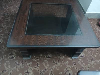 Centre Table with 2 Side Tables (Used)