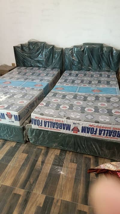 Bed single poshished