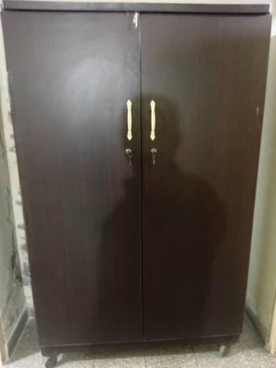 Double Door wood  Almari for sale