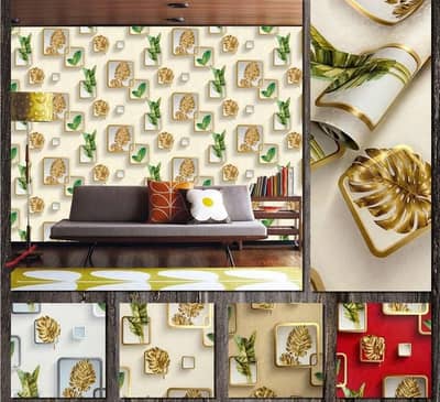 3D wallpaper, ceiling, wooden floor, media wall, panel,  03147093270