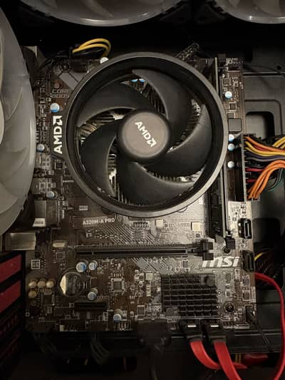 MSI A320M-A PRO motherboard + 8gb ddr4 corsair vengeance lpx ram