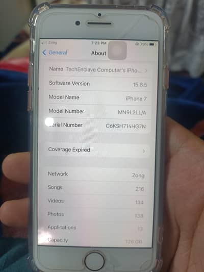 iPhone 7 128 GB PTA Approved