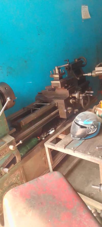 6.5 ft 2 lathe machine 1 no milling machine available