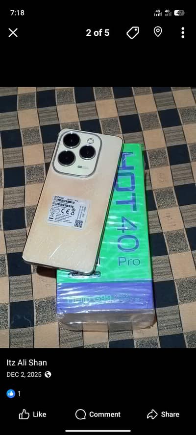 box and charger available