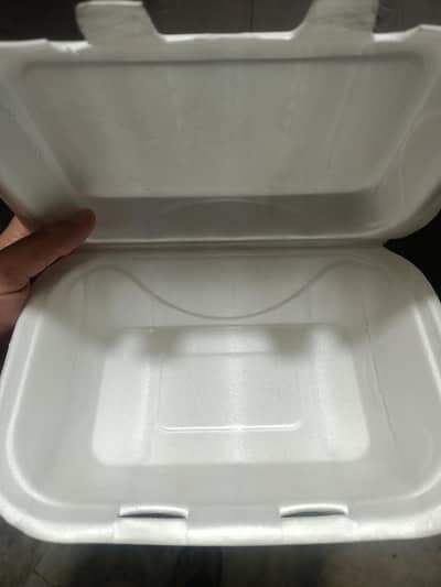 High Quality White Foam Food Box. .