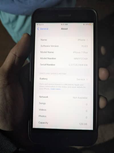 128 Gb All Set Ok Hai Just Battery Service Py Hai