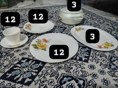 dinner set pyrex