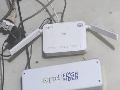 ZTE F1611A WiFi 6 GPON ONT Flash Fiber Ptcl Router