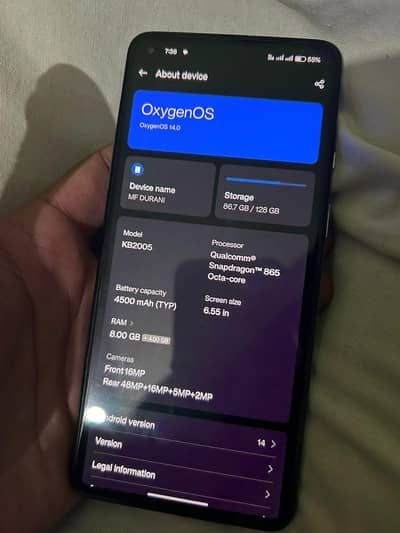 OnePlus 8T 8/128 best for gaming and camera