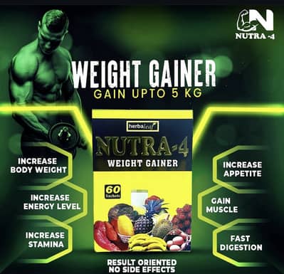 GAIN 5–9KG IN 30 DAYS WITH NUTRAMASS! MUSCLE GAINER