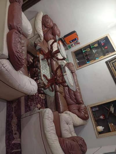 7 seater sofa set  with tables