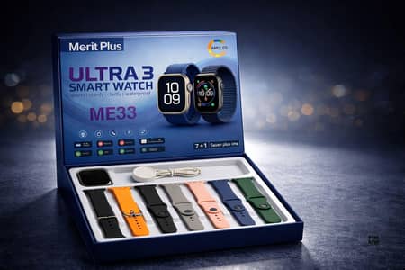 stylish ultra 3 smart watch - limited offer 