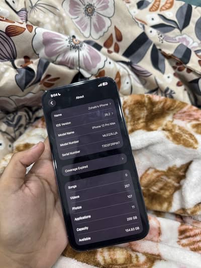 I phone 13 pro max Pta aprove 256 Gb