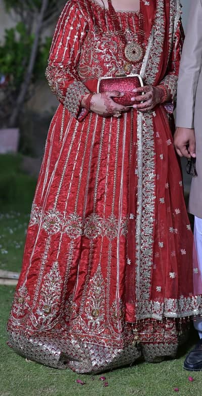 Party wear red dress