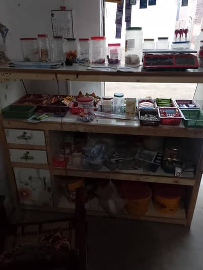 counter for shop and bakery