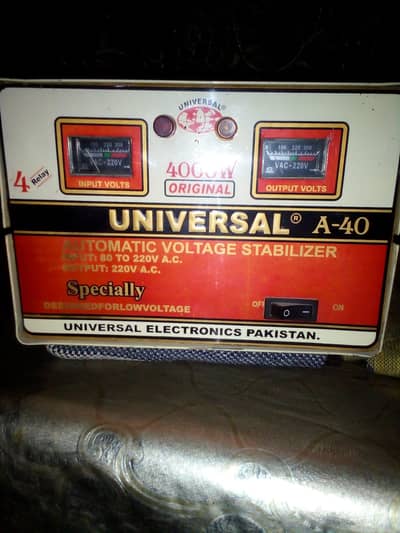 Universal original staplizer 4000wats all ok just like new 10by10