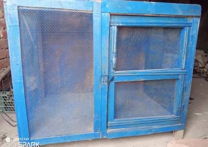 Heavy wooden cage 03094196420