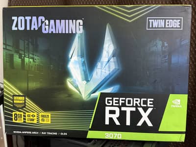 Zotac RTX 3070 Twin Edge with Box and sleeve cables