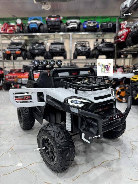 Kids Electric Jeep 6188 – Big Size 2 Seater | 4x4 Power | Rubber Wheels Jeep Big Size