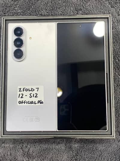 Samsung galaxy Z Fold 7 Silver DS pta approved  complete box