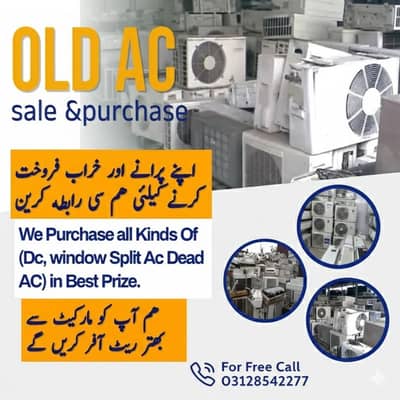 AC / split AC / Window. AC / inverter AC / ac sale purchased Window
